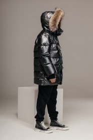 Куртка GnK 976 стальн Мужской Черный - превью-фото №4