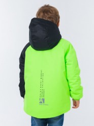 Куртка АксАрт 4575/2 (зеленый неон/черн Мужской Зеленый,Черный - превью-фото №2