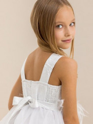 Платье Baby Steen LB2332 (серый-белый) Женский Серый,Белый - превью-фото №4