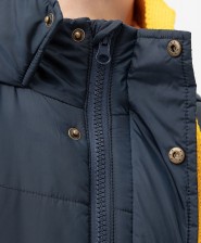 Пальто зимнее синее с капюшоном Button Blue 222BBBMC45021000 Мужской Не указано - превью-фото №4