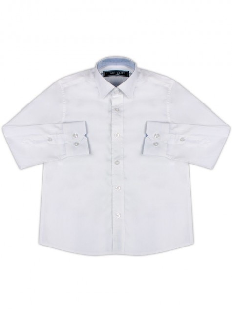 Рубашка детская Van Cliff 1666400000 Мужской Белый - фото №2